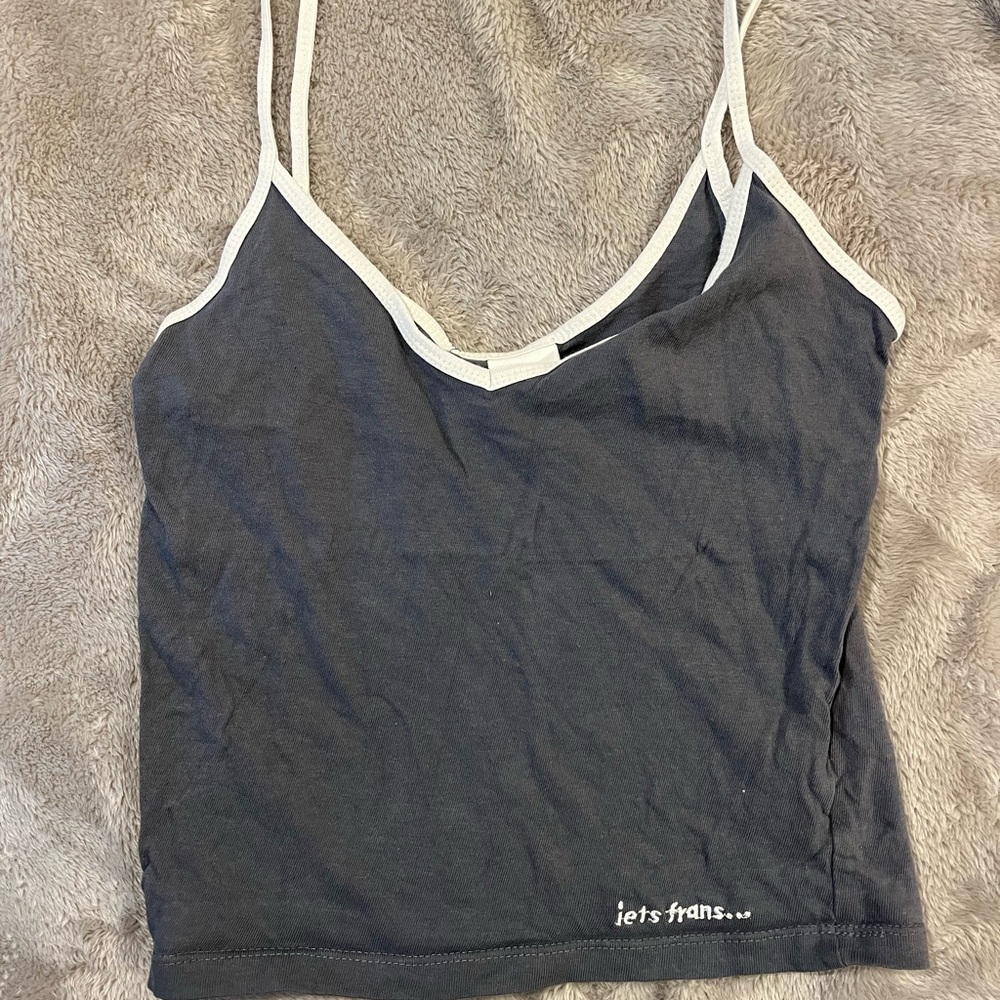 Women's H and M Gray Tank Top